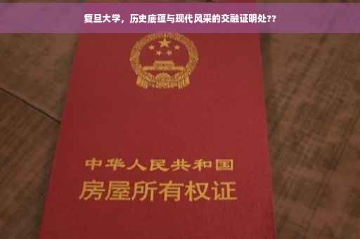 复旦大学，历史底蕴与现代风采的交融证明处??