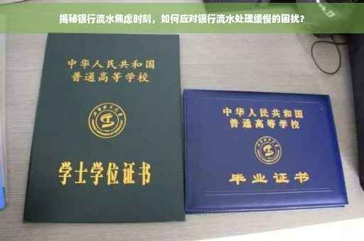 揭秘银行流水焦虑时刻，如何应对银行流水处理缓慢的困扰？