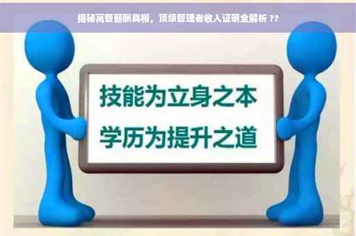 揭秘高管薪酬真相，顶级管理者收入证明全解析 ??