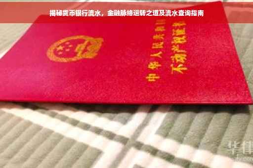 揭秘货币银行流水，金融脉络运转之道及流水查询指南