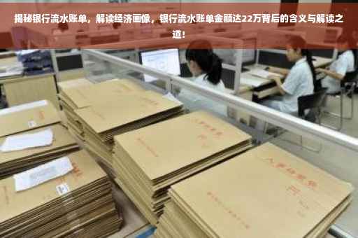 揭秘银行流水账单，解读经济画像，银行流水账单金额达22万背后的含义与解读之道！