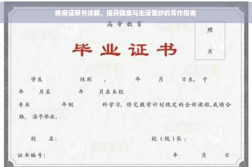 疾病证明书详解，揭开健康与生活面纱的写作指南
