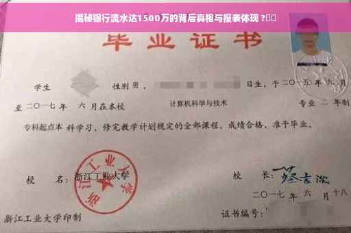 揭秘银行流水达1500万的背后真相与报表体现 ?⚡️