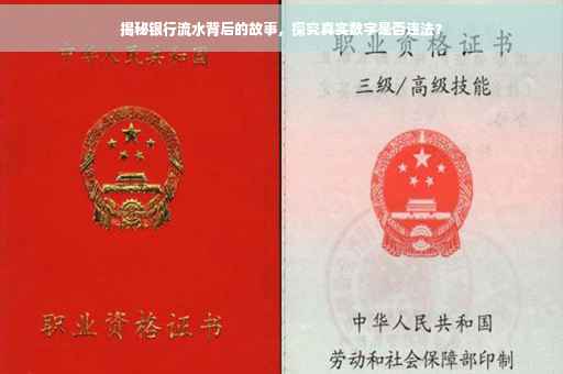 揭秘银行流水背后的故事，探究真实数字是否违法？