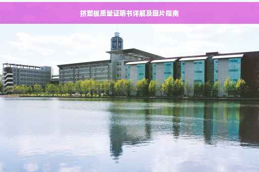 挤塑板质量证明书详解及图片指南
