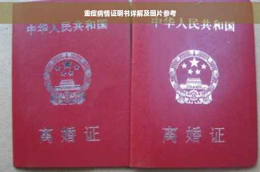 重症病情证明书详解及图片参考