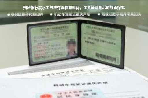 揭秘银行流水工的生存真相与挑战，工资证明背后的故事探究