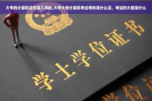 大专的计算机证书是几级的,大学大专计算机考试考的是什么证，考试的大纲是什么