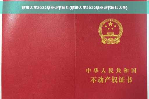 临沂大学2022毕业证书图片(临沂大学2022毕业证书图片大全)