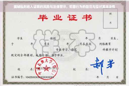 揭秘私刻收入证明的风险与法律警示，犯罪行为的防范与探讨其违法性