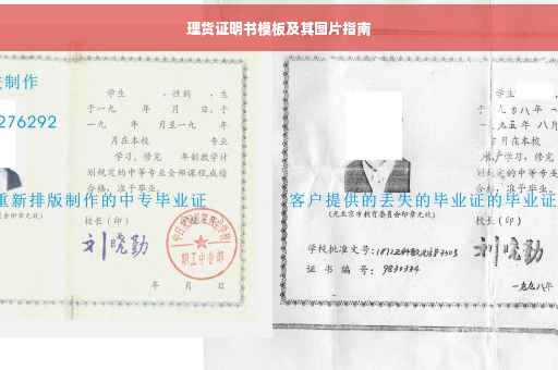 理货证明书模板及其图片指南