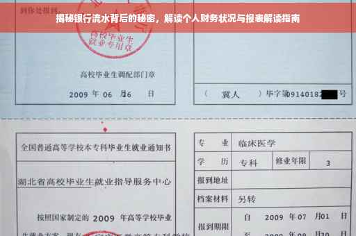 揭秘银行流水背后的秘密，解读个人财务状况与报表解读指南
