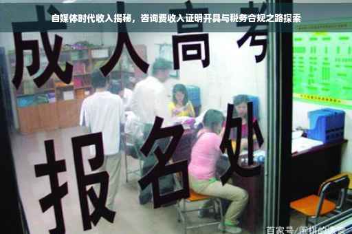 自媒体时代收入揭秘，咨询费收入证明开具与税务合规之路探索