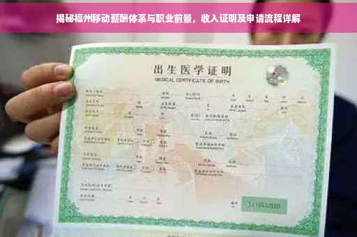 揭秘福州移动薪酬体系与职业前景，收入证明及申请流程详解