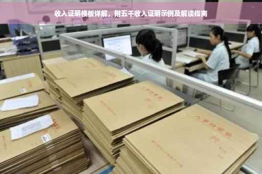 收入证明模板详解，附五千收入证明示例及解读指南