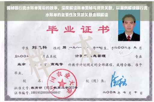 揭秘银行流水账单背后的故事，深度解读账单奥秘与房贷关联，以案例解读银行流水账单的重要性及贷款关联金额解读