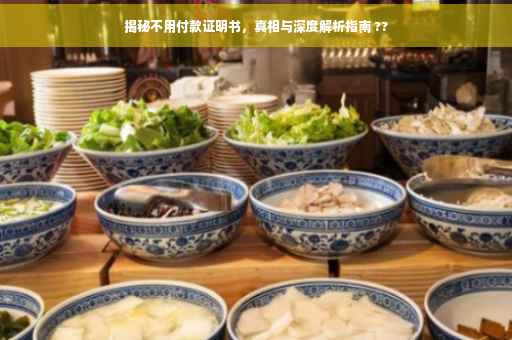 揭秘不用付款证明书，真相与深度解析指南 ??