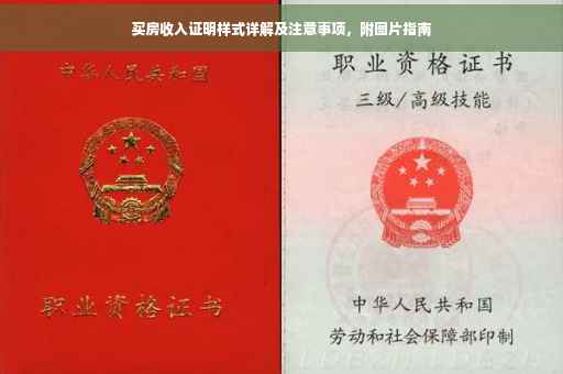 买房收入证明样式详解及注意事项，附图片指南