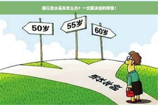 银行流水丢失怎么办？一文解决你的烦恼！