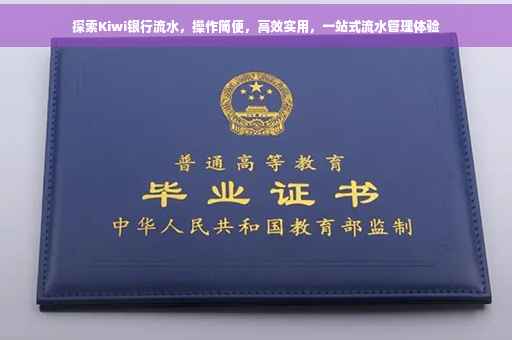 探索Kiwi银行流水，操作简便，高效实用，一站式流水管理体验