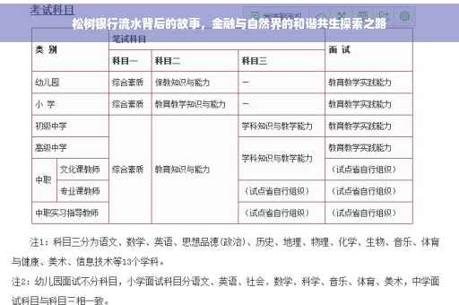 松树银行流水背后的故事，金融与自然界的和谐共生探索之路