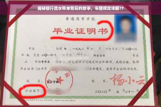 揭秘银行流水账单背后的故事，年限规定详解??