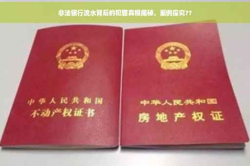 非法银行流水背后的犯罪真相揭秘，案例探究??
