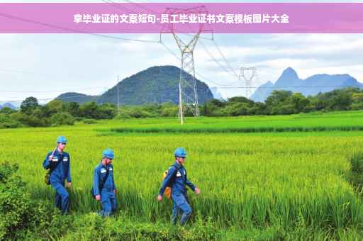 拿毕业证的文案短句-员工毕业证书文案模板图片大全