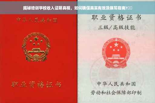 揭秘培训学校收入证明真相，如何确保真实有效及撰写指南?⚡️