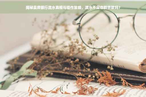 揭秘卖房银行流水真相与操作策略，流水不足也能贷款吗？
