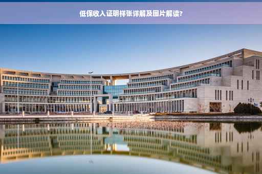 低保收入证明样张详解及图片解读?