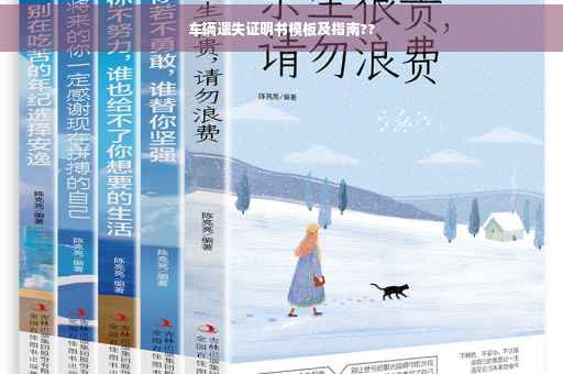 车辆遗失证明书模板及指南??