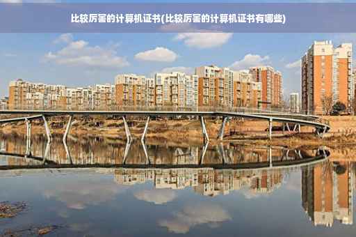 比较厉害的计算机证书(比较厉害的计算机证书有哪些)