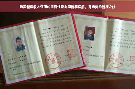 购买新房收入证明的重要性及办理流程详解，开启你的新房之旅