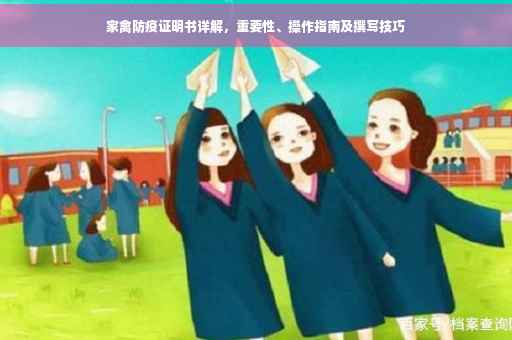 家禽防疫证明书详解，重要性、操作指南及撰写技巧
