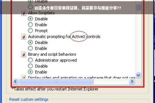 自媒体作者日常表现证明，风采展示与模板分享??