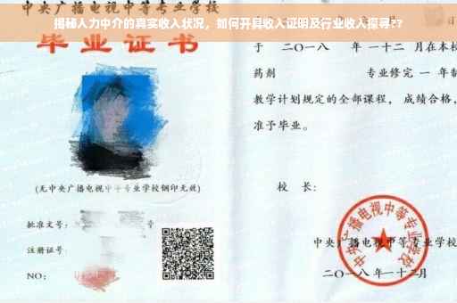 揭秘人力中介的真实收入状况，如何开具收入证明及行业收入探寻??