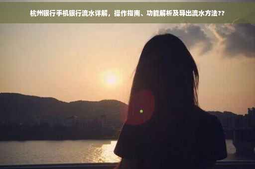 杭州银行手机银行流水详解，操作指南、功能解析及导出流水方法??