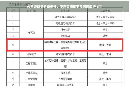 公章证明书的重要性、使用管理规范及范例解析 ?⚡️
