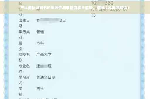 产品商标证明书的重要性与申请流程全解析，附图片及详细解读 ?