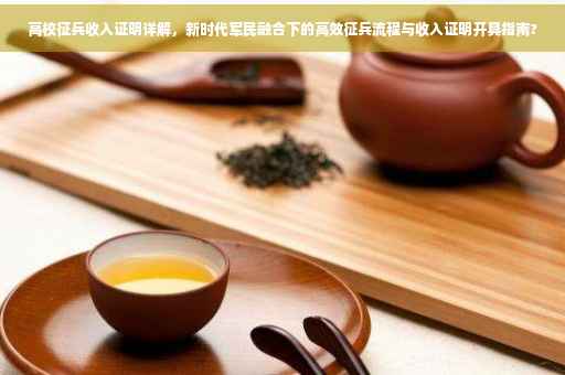 高校征兵收入证明详解，新时代军民融合下的高效征兵流程与收入证明开具指南?