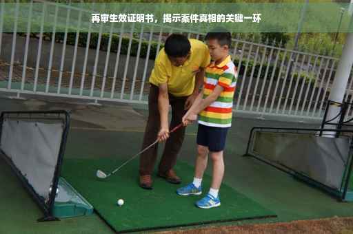 再审生效证明书，揭示案件真相的关键一环