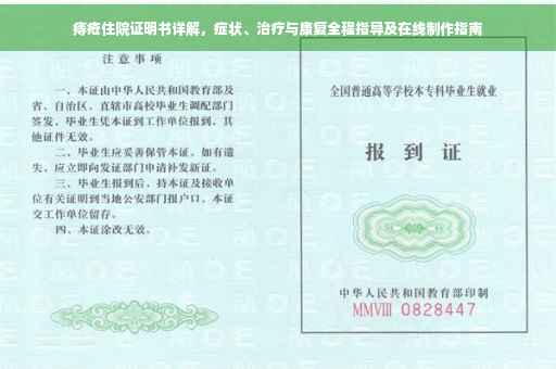 痔疮住院证明书详解，症状、治疗与康复全程指导及在线制作指南