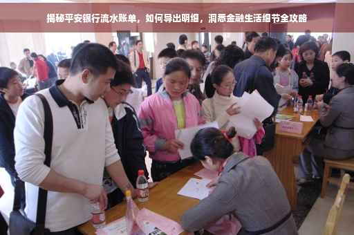 揭秘平安银行流水账单，如何导出明细，洞悉金融生活细节全攻略