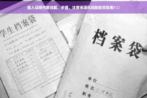 收入证明作废详解，步骤、注意事项与风险防范指南?⚡️