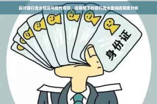 探讨银行流水规定与操作规范，透明度下的银行流水查询透明度分析