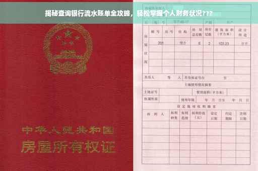 揭秘查询银行流水账单全攻略，轻松掌握个人财务状况???