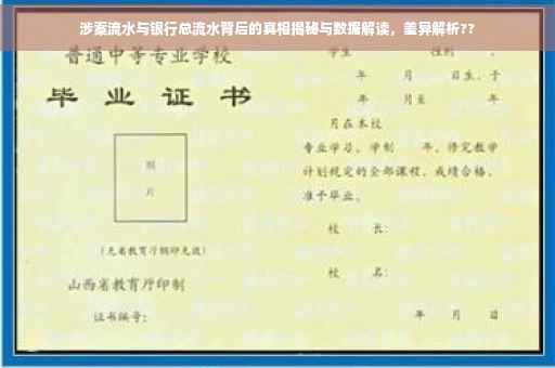 涉案流水与银行总流水背后的真相揭秘与数据解读，差异解析??