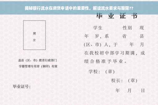 揭秘银行流水在房贷申请中的重要性，解读流水要求与期限??