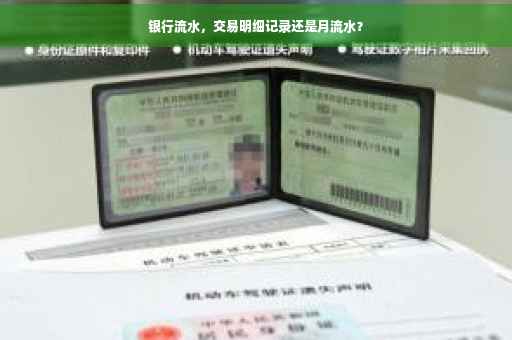 银行流水，交易明细记录还是月流水？